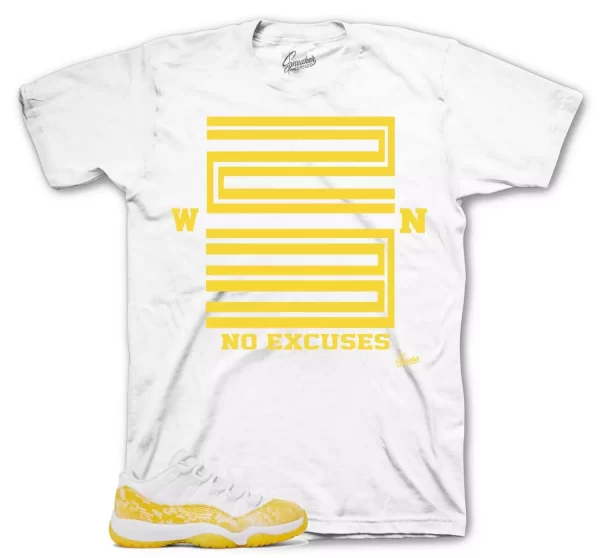 Shirt To Match Jordan 11 Yellow Snakeskin Shoes - Win 23 Tees Jezsport.com