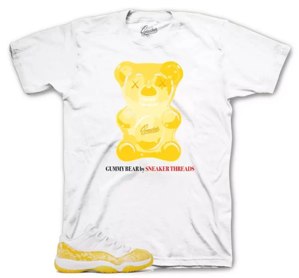 Shirt To Match Jordan 11 Yellow Snakeskin Shoes - Gummy Bear Tees Jezsport.com