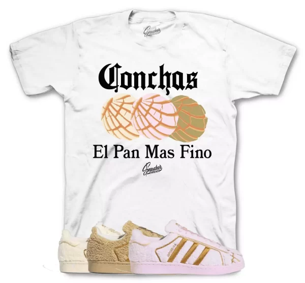 Shirt To Match Superstar "Concha" Shoes - Pan Fino Tees Jezsport.com