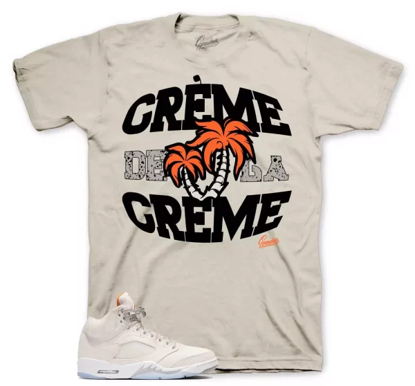 Shirt To Match Jordan 5 Craft Orewood Brown Shoes - CREME Tees Jezsport.com