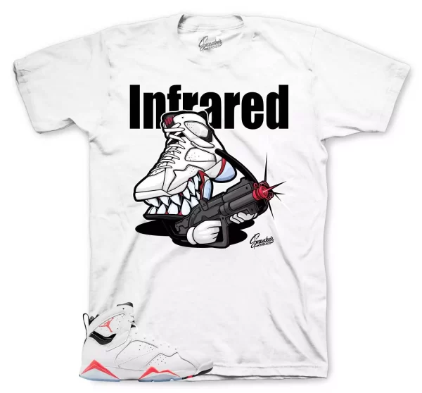 Shirt To Match Jordan 7 Infrared Shoes - Fly Kicks Tee Jezsport.com