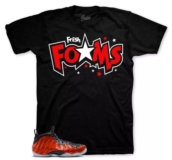 Shirt To Match Foamposite Metallic Red Shoes - Fresh Foams Tee Jezsport.com