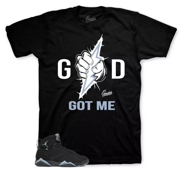 Shirt To Match Jordan 7 Chambray Sneakers Shoes - God Got Me Tees Jezsport.com