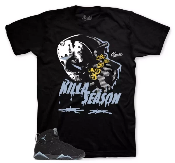 Shirt To Match Jordan 7 Chambray Sneakers Shoes - Killa Season Tees Jezsport.com