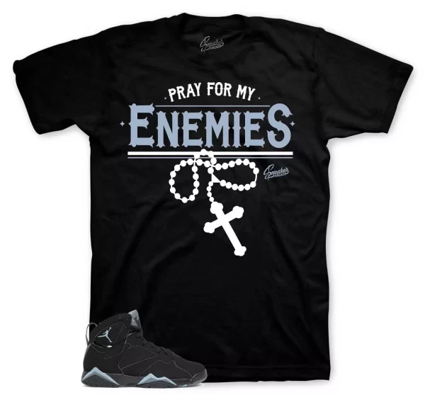 Shirt To Match Jordan 7 Chambray Sneakers Shoes - Enemies Tees Jezsport.com