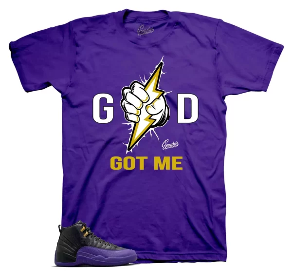 Tees To Match Jordan 12 Field Purple Sneakers - Goat Shirt Jezsport.com