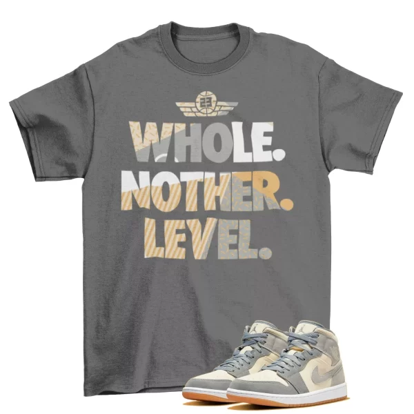 Next Level Shirt to Match Jordan 1 Mid SE Coconut Milk DN4281-100 Jezsport.com