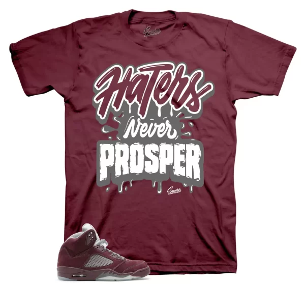 Tees To Match Jordan 5 Burgundy Sneakers - Prosper Shirt Jezsport.com