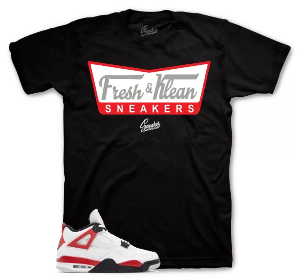 Tees To Match Jordan 4 Red Cement Sneakers - Fresh & Klean Shirt Jezsport.com