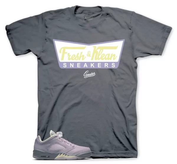 Shirt To Match Jordan 5 insigo Haze Sneakers - Frsh & Krispy Tee Jezsport.com