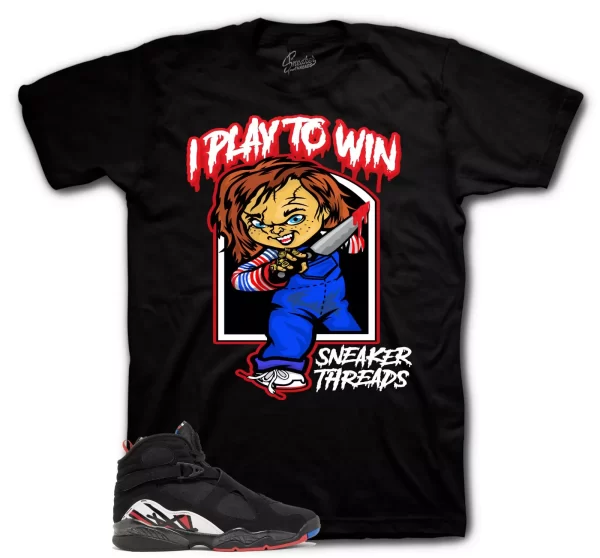 Shirt To Match Jordan 8 Playoffs Sneakers - Play To Win Tees Jezsport.com