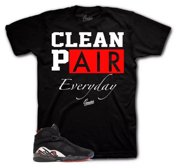 Shirt To Match Jordan 8 Playoffs Sneakers - Clean Pair Tees Jezsport.com