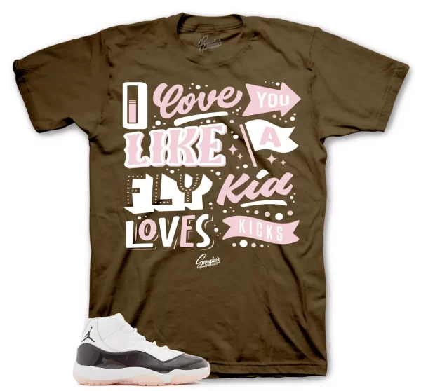 Shirt To Match Jordan 11 Neapolitan Shoes - Love Kicks Tee Jezsport.com