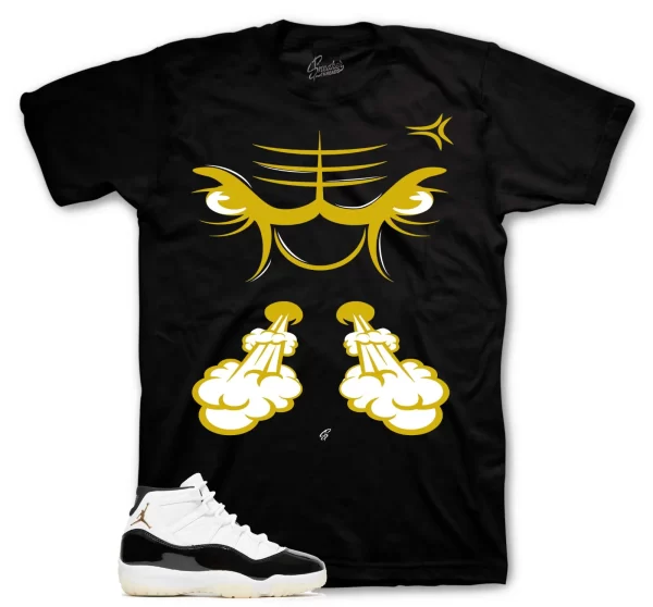 Shirt To Match Jordan 11 Gratitude DMP Shoes - Raging Face Sneaker Tee Jezsport.com