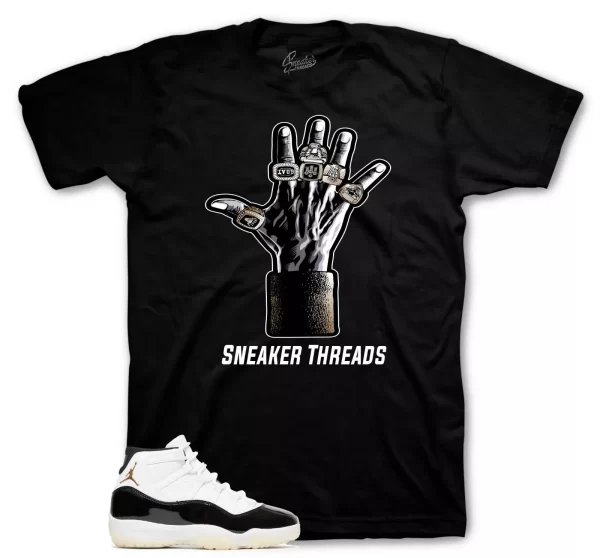 Shirt To Match Jordan 11 Gratitude DMP Shoes - Rings Tees Jezsport.com