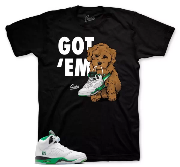 Shirt To Match Jordan 5 Lucky Green Shoes - Copped Em Jezsport.com