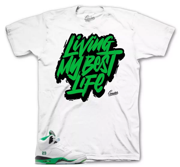 Shirt To Match Jordan 5 Lucky Green Shoes - Living Life Jezsport.com