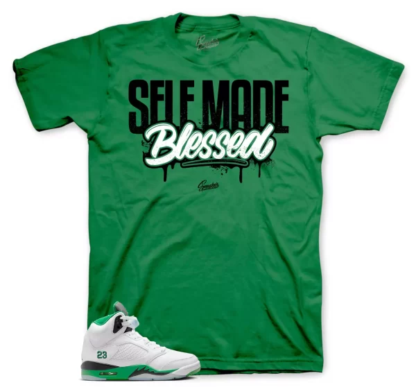 Shirt To Match Jordan 5 Lucky Green Shoes - Self Made Jezsport.com