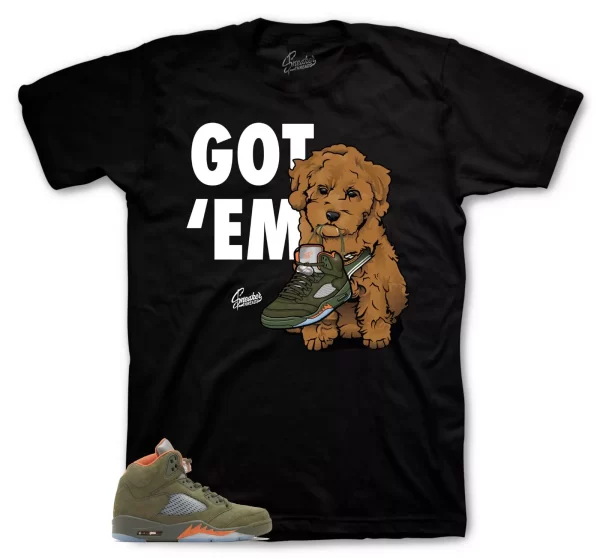 Shirt To Match Jordan 5 Olive Shoes - Copped Em Tee Jezsport.com