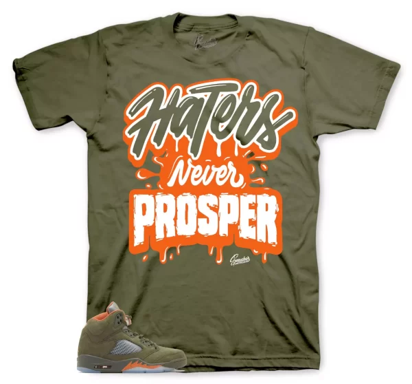 Shirt To Match Jordan 5 Olive Shoes - Prosper Tee Jezsport.com