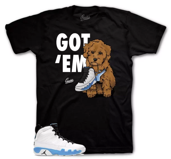 Shirt To Match Jordan 9 Powder Blue Shoes - Copped Em Sneaker Tees Jezsport.com