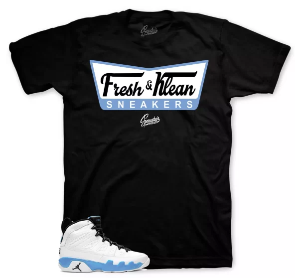 Shirt To Match Jordan 9 Powder Blue Shoes - Fresh & Krispy Sneaker Tees Jezsport.com