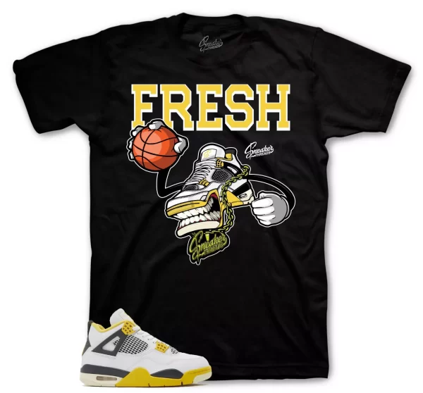 Sneaker Tees To Match Jordan 4 Vivid Sulfur Shoes - Fly Kicks Shirt Jezsport.com