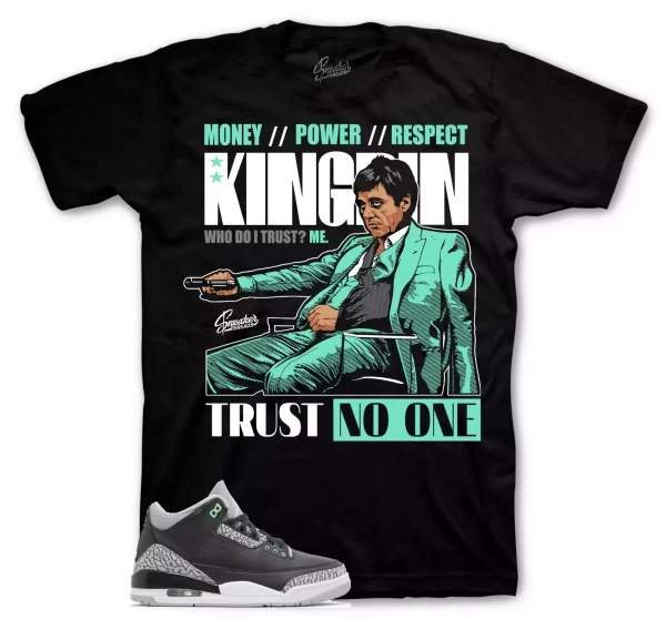 Sneaker Tees To Match Jordan 3 Green Glow Shoes - Trust issues Shirt Jezsport.com