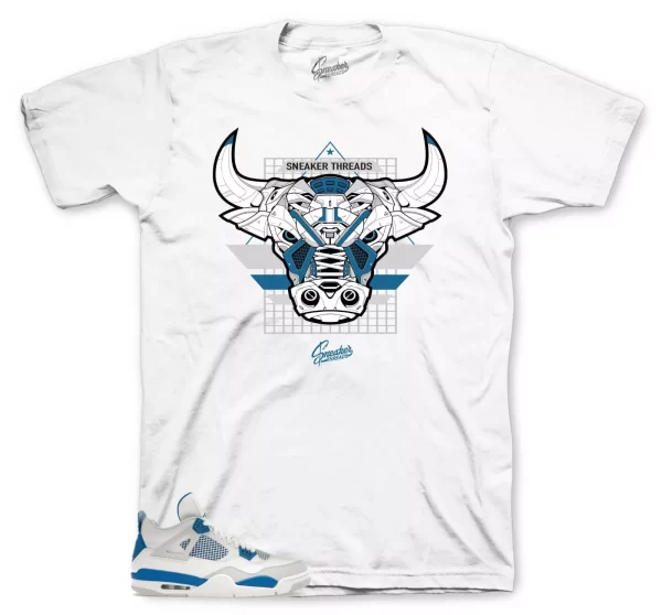 Sneaker Tees Match Jordan 4 Industrial Blue Shoes Military - War Bully Shirt Jezsport.com