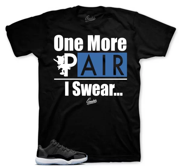 Sneaker Tees To Match Jordan 11 Low Space Jam Shoes 2024 - One More Pair Shirt Jezsport.com