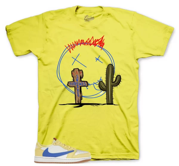 Sneaker Tees To Match Jordan 1 Canary Yellow Travis Scott - ST Cactus T-shirt Jezsport.com