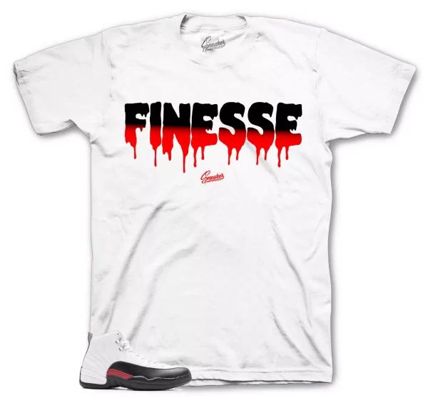 Sneaker Tees To Match Jordan 12 Taxi Flip Shoes - Finesse Sneaker Shirt Jezsport.com