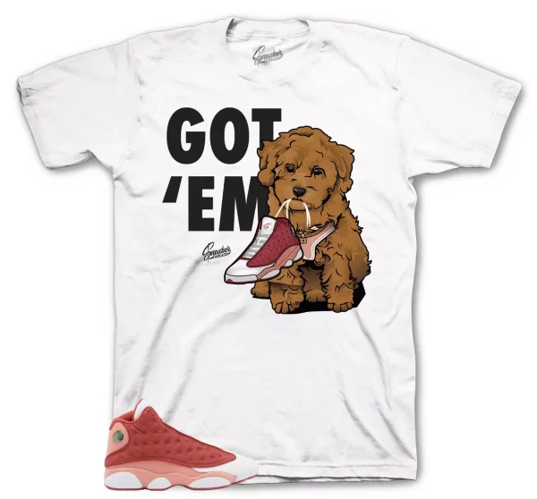 Sneaker Tees To Match Jordan 13 Dune Red Shoes - Got Em Sneaker Shirt Jezsport.com