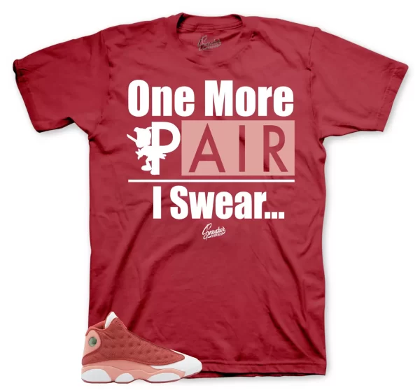 Sneaker Tees To Match Jordan 13 Dune Red Shoes - One More Pair Sneaker Shirt Jezsport.com