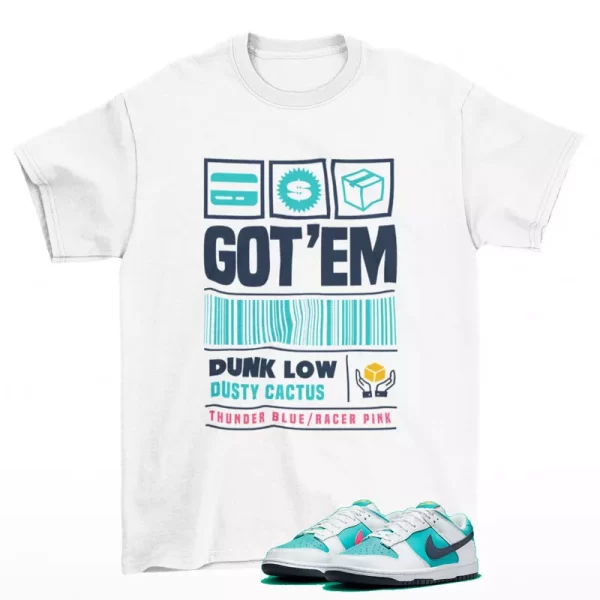 Copped Sneaker Shirt to Match Dunk Low Dusty Cactus HF4850-345 Jezsport.com