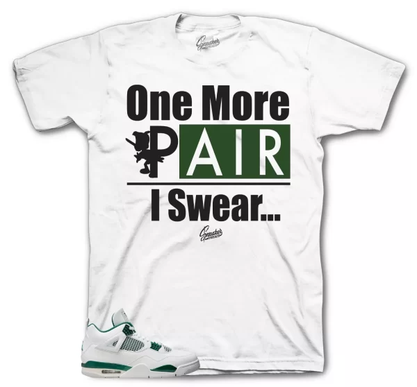 Sneaker Tees To Match Jordan 4 Oxidized Green Shoes - One More Pair Shirt Jezsport.com