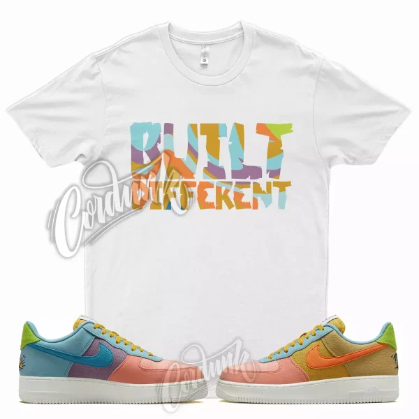 BUILT T Shirt for Air Force 1 Low Sun Club Gold Wheat Grass Light Madder Jezsport.com