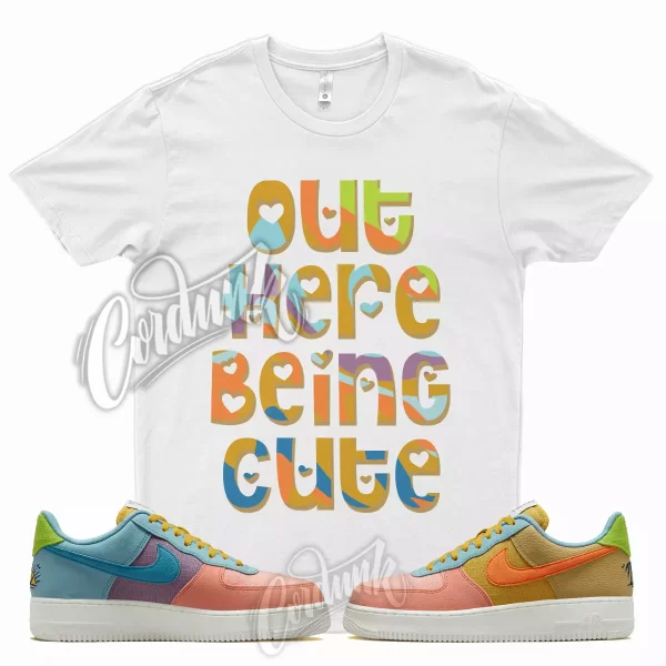 CUTE T Shirt for Air Force 1 Low Sun Club Gold Wheat Grass Light Madder Jezsport.com