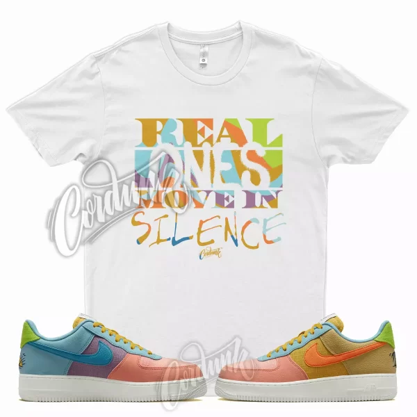 R1 T Shirt for Air Force 1 Low Sun Club Gold Wheat Grass Light Madder Jezsport.com