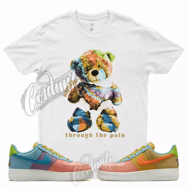 SMILE T Shirt for Air Force 1 Low Sun Club Gold Wheat Grass Light Madder Jezsport.com