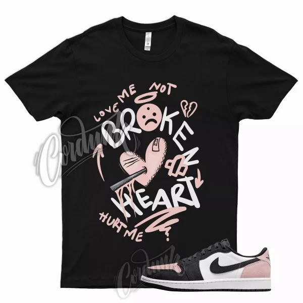 BROKEN T Shirt for J1 1 Low OG Bleached Coral Grey Fog Crimson Tint High 5 Jezsport.com