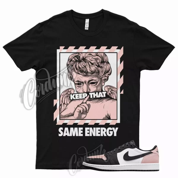 ENERGY T Shirt for J1 1 Low OG Bleached Coral Grey Fog Crimson Tint High 5 Jezsport.com