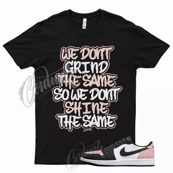 GRIND T Shirt for J1 1 Low OG Bleached Coral Grey Fog Crimson Tint High 5 Jezsport.com