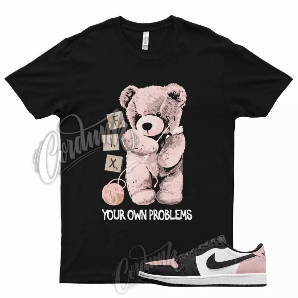 FIX T Shirt for J1 1 Low OG Bleached Coral Grey Fog Crimson Tint High 5 Jezsport.com