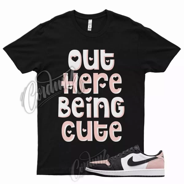 OHBC T Shirt for J1 1 Low OG Bleached Coral Grey Fog Crimson Tint High 5 Jezsport.com