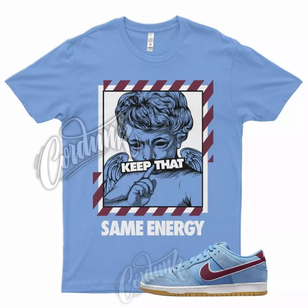 ENERGY Shirt for N SB Dunk Valor Blue Team Maroon Gum Light Brown Phillies 1 Jezsport.com