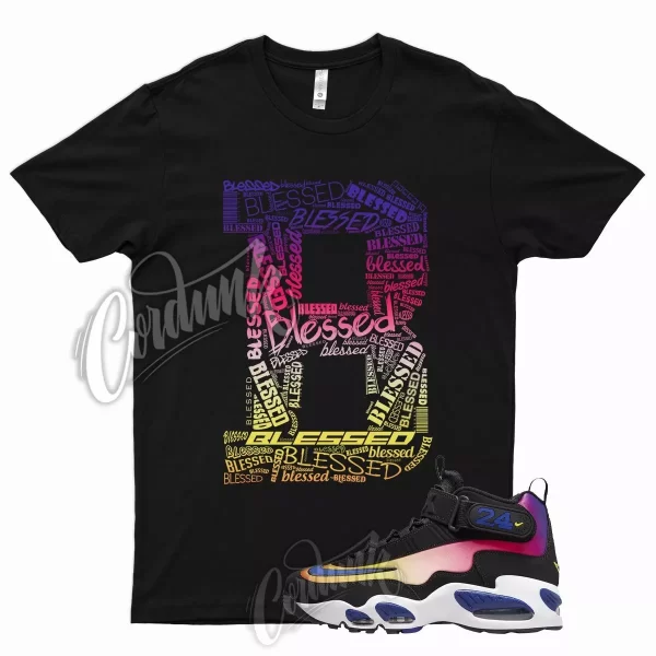 BLESSED Shirt for N Air Griffey Max 1 Los Purple Pink Blue Angeles Sunset 24 Jezsport.com