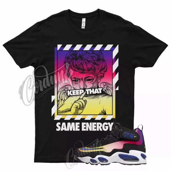 ENERGY T Shirt for N Air Griffey Max 1 Los Purple Pink Blue Angeles Sunset 24 Jezsport.com