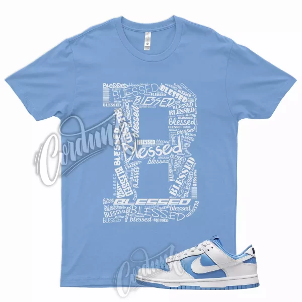 BLESSED Shirt for N Dunk Low Reverse UNC WMNS 1 6 University Blue Carolina 3 Jezsport.com