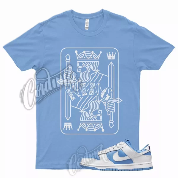 KING T Shirt for N Dunk Low Reverse UNC WMNS 1 6 University Blue Carolina 3 4 Jezsport.com